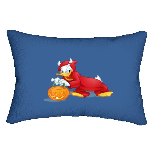 Womens Disney Halloween Donald Duck Devil Lumbar Pillows