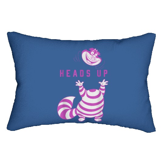 Discover Disney Alice in Wonderland Cheshire Cat Heads Up Lumbar Pillows