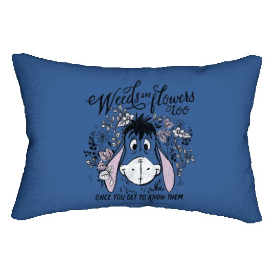 Disney Winnie The Pooh Eeyore Weeds Are Flowers Lumbar Pillows