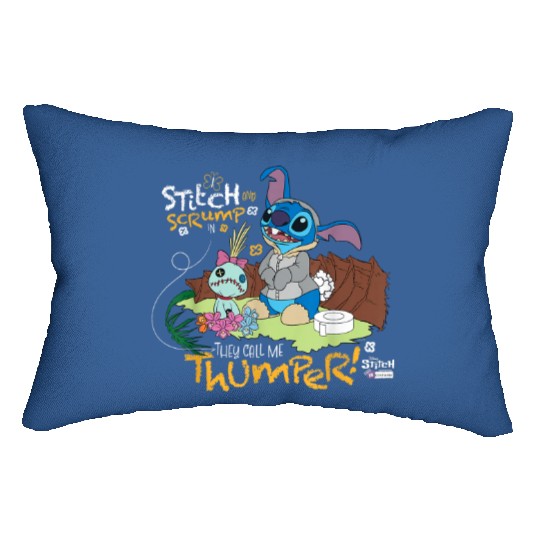 Disney 100 Stitch in Costume Bambi They Call Me Lumbar Pillows