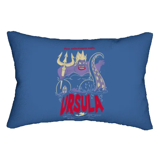Disney The Little Mermaid Ursula Graphic Lumbar Pillows , Disneyland Family Party Gift Lumbar Pillows, Disneyland Family Party Gift Lumbar Pillows