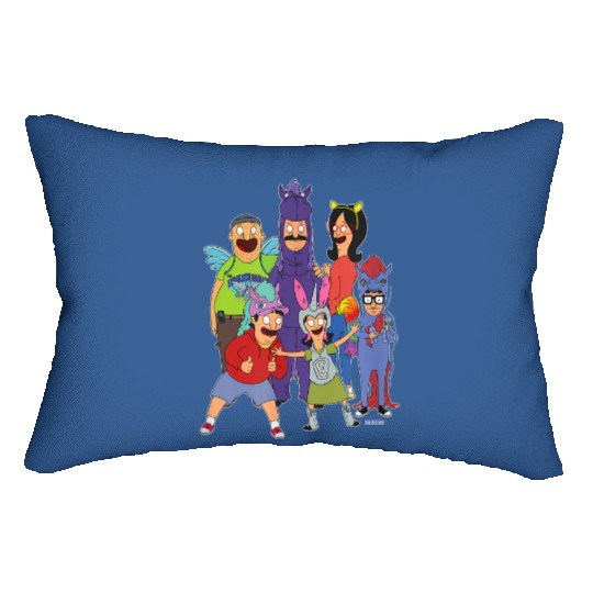 Bobs Burgers Equestranauts Family Photo Lumbar Pillows