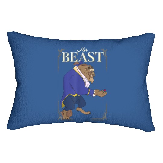 Disney Beauty The Beast Her Beast Lumbar Pillows