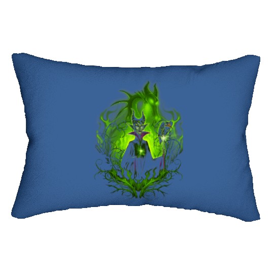 Disney Sleeping Beauty Dark Detailed Maleficent Lumbar Pillows