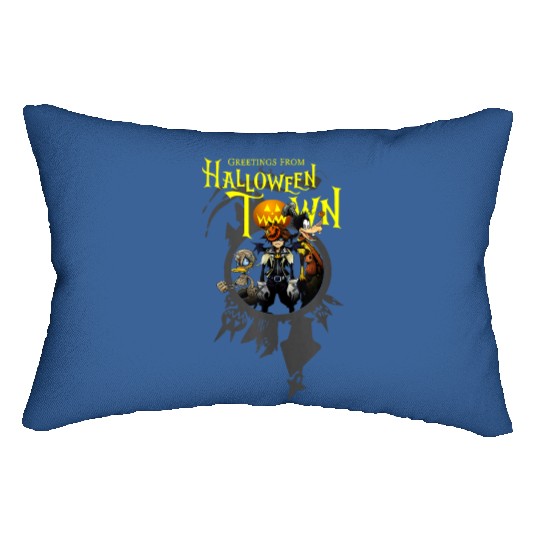 Disney Kingdom Hearts Greetings From Halloween T Lumbar Pillows