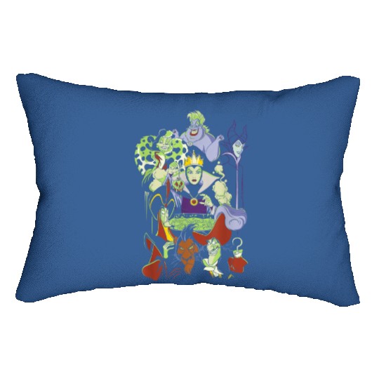 Discover Disney Villains Cauldron Group Shot Lumbar Pillows