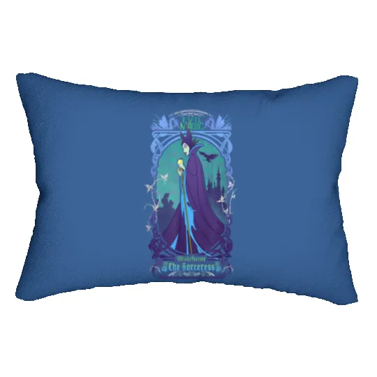 Disney Maleficent The Sorceress Deep Purple Grap Lumbar Pillows