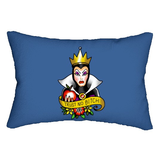 The Evil Trust No Bitch , Snow White Disney Tee Lumbar Pillows