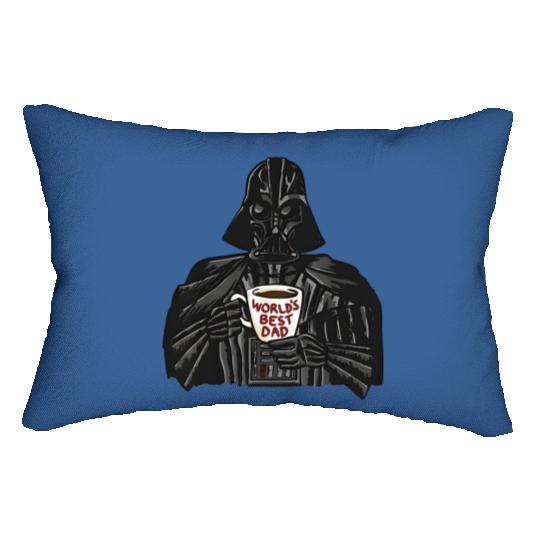Darth Vader World's Best Dad Mug Lumbar Pillows, Disney Star Wars Lumbar Pillows,