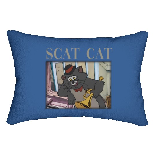 Scat Cat Lumbar Pillows The Aristocats 1970 Lumbar Pillows Disney Cats Lumbar Pillows