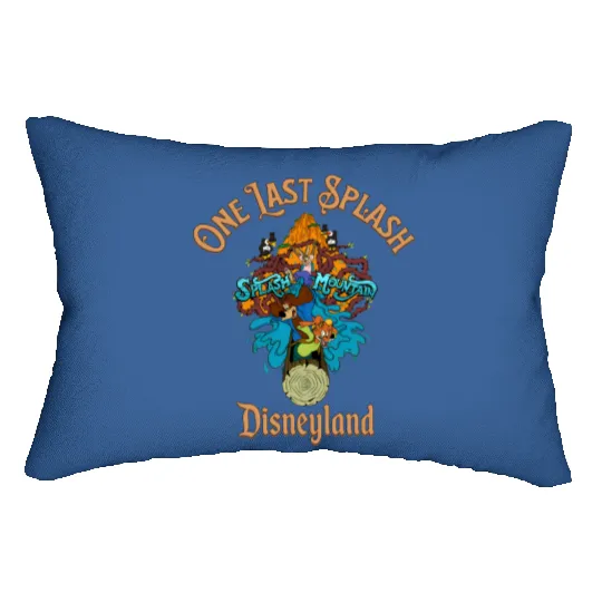 Disneyland Splash Mountain Lumbar Pillows, Disney Splash Mountain Lumbar Pillows