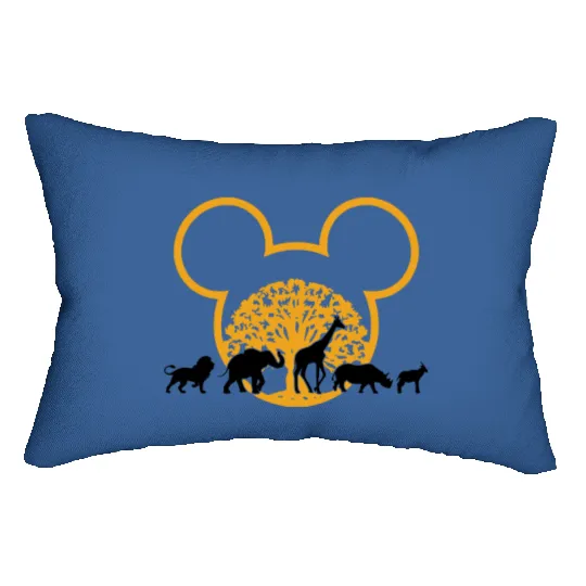 Animal Kingdom Lumbar Pillows, Gift For Her, Disney Kids Lumbar Pillows