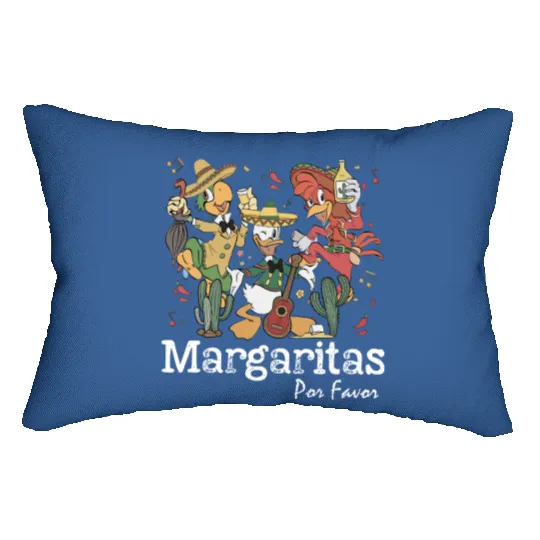 Disney Margaritas Por Favor Colors Lumbar Pillows, Margarita Lumbar Pillows