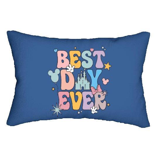 Disney Best Day Ever Lumbar Pillows, Disneyworld Family