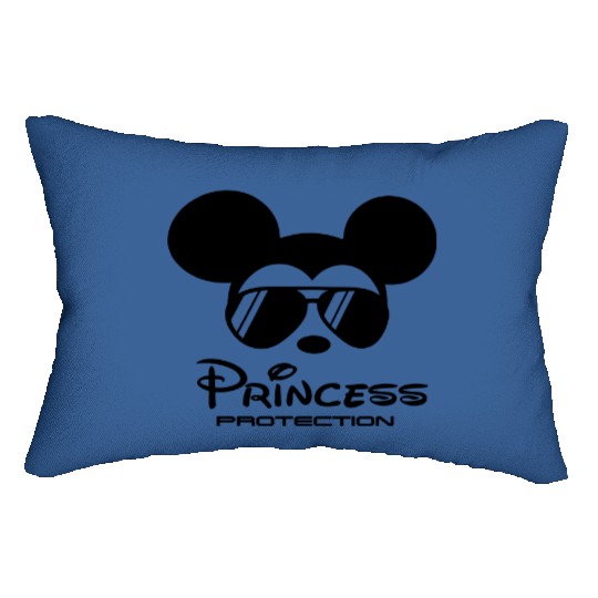 Princess Protection Lumbar Pillows, Disney Princess Security Lumbar Pillows, Disney Dad Lumbar Pillows, Mickey Mouse Lumbar Pillows