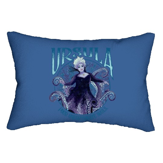 Disney The Little Mermaid Ursula Poor Unfortunate Souls Logo Lumbar Pillows
