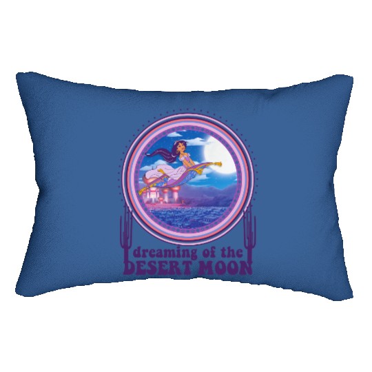 Disney Aladdin Jasmine On Magic Carpet Desert Moon Dream Lumbar Pillows