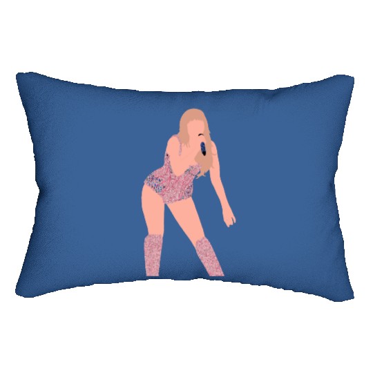 eras tour lover leaning forwarsd Lumbar Pillows