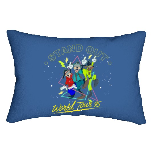 Disney Powerline  Color Lumbar Pillows, Vintage Disney Goofy Powerline Lumbar Pillows