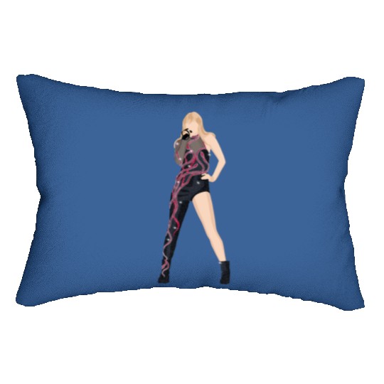 reputation eras tour Lumbar Pillows