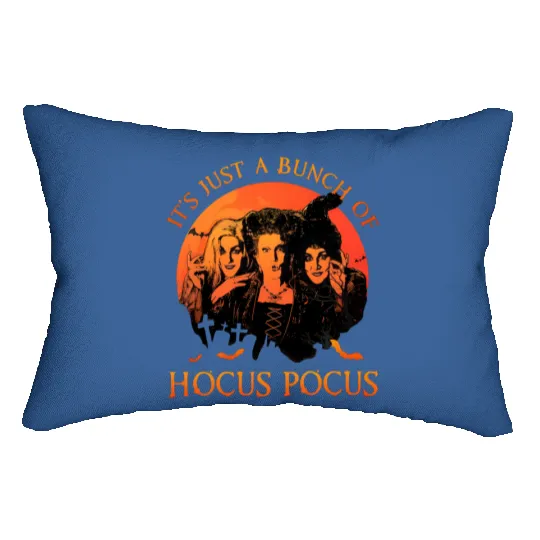 Disney Hocus Pocus Sanderson Sisters Halloween Lumbar Pillows, Cartoon Lumbar Pillows, Cute Lumbar Pillows, Gift For Family
