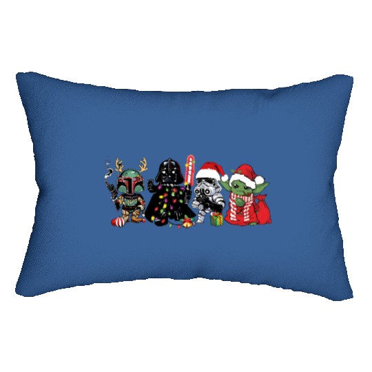 Star Wars Christmas Lumbar Pillows, Disney Christmas Lumbar Pillows, Star Wars Lumbar Pillows