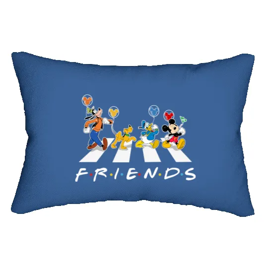Mickey and Friends Vintage Lumbar Pillows, Abbey Road Disney Lumbar Pillows, Vintage Disney Lumbar Pillows