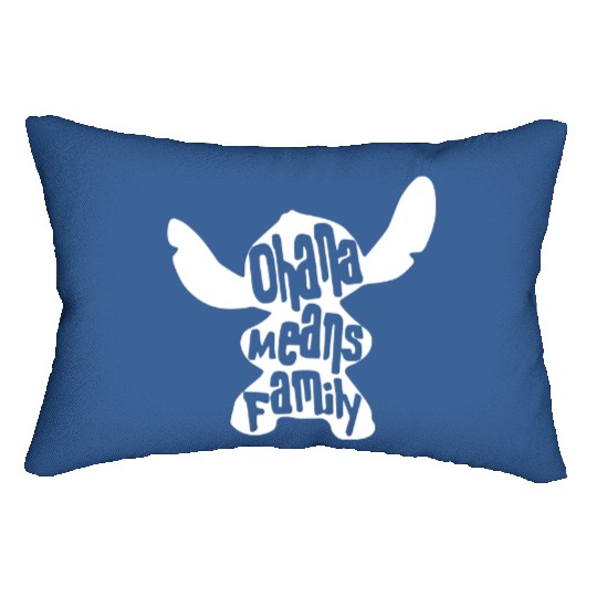 Ohana Means Family Lumbar Pillows, Disney Vacation Lumbar Pillows, Disney Trip Lumbar Pillows, Disney Gift Lumbar Pillows