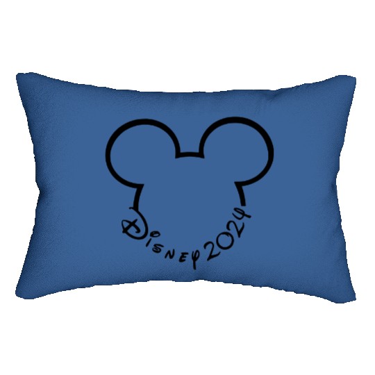 Discover Disney 2024 Lumbar Pillows, Disney Vacation, Disneyworld Lumbar Pillows, Disney Couple Lumbar Pillows