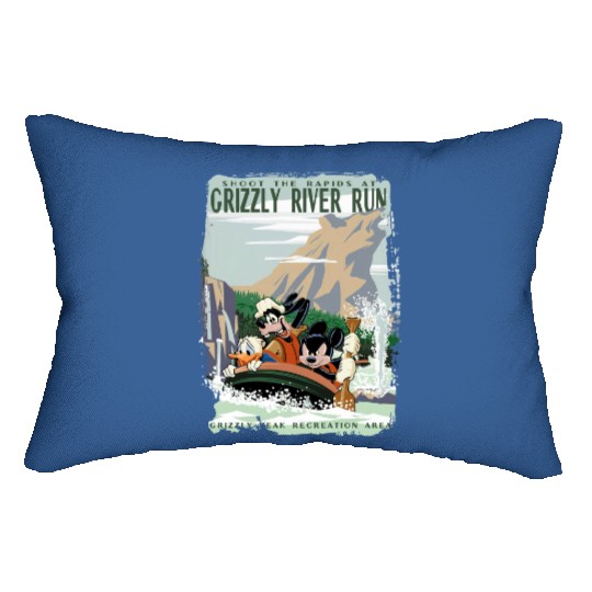 Grizzly River Run Lumbar Pillows, Vintage Disney Lumbar Pillows