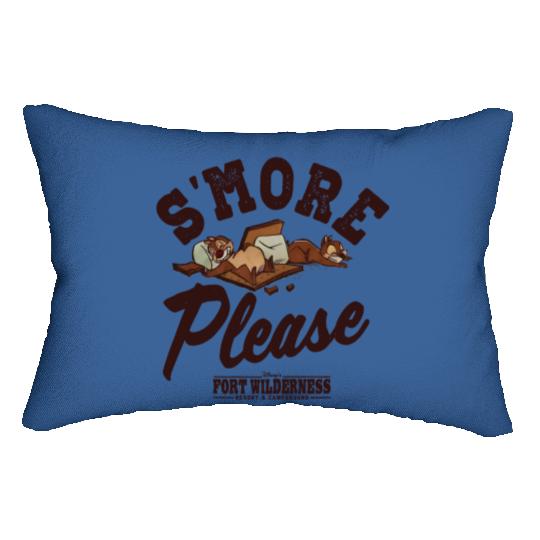 SMore Please Chip N Dale Lumbar Pillows, Disney Happy Camper Lumbar Pillows