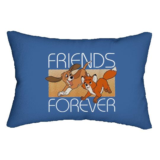 Friend Forever - Hound Tod & Copper Lumbar Pillows, The Fox and The Hound Lumbar Pillows, Disney Best Friend Lumbar Pillows, Disney 2023 Lumbar Pillows, Gift Ideas