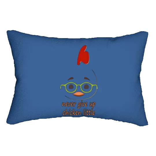 never give up little chicken - Disney - Lumbar Pillows