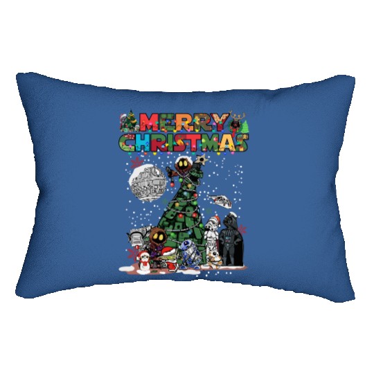 Retro Disney Star Wars Christmas Lumbar Pillows