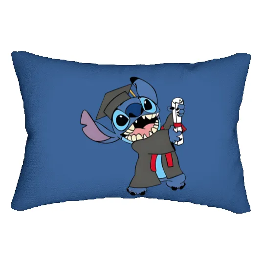 Stitch Graduation Lumbar Pillows, Disney Grad Gift, Stitch Lumbar Pillows, Kids Graduation Gift  Disney Graduate Lumbar Pillows