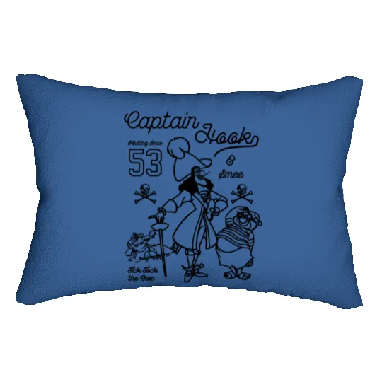 Disney Peter Pan Captain Hook And Mr. Smee Lumbar Pillows
