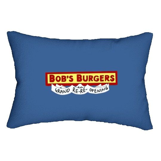 Bobs burgers grand re re opening Lumbar Pillows