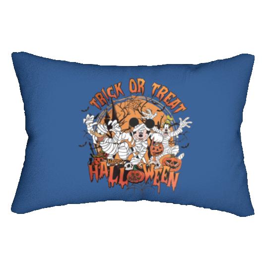 Mickey and Friends Trick or Treat Lumbar Pillows, Disney Halloween Lumbar Pillows, Disney Mummies Lumbar Pillows