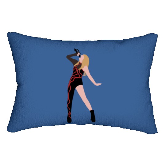 Eras tour reputation Lumbar Pillows