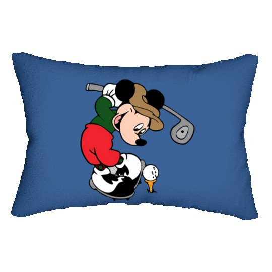 Mickey Golf Lumbar Pillows, Lumbar Pillows, Lumbar Pillows, Disney Unisex Lumbar Pillows, Disney Family Matching Lumbar Pillows