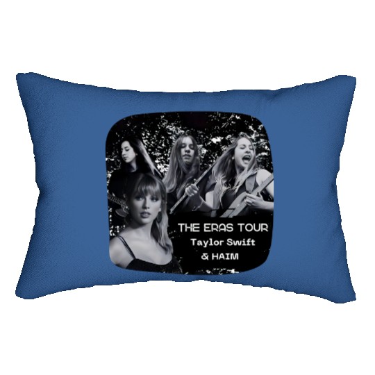 Discover Eras Tour: Haim + Taylor Lumbar Pillows, Taylor with Haim Lumbar Pillows