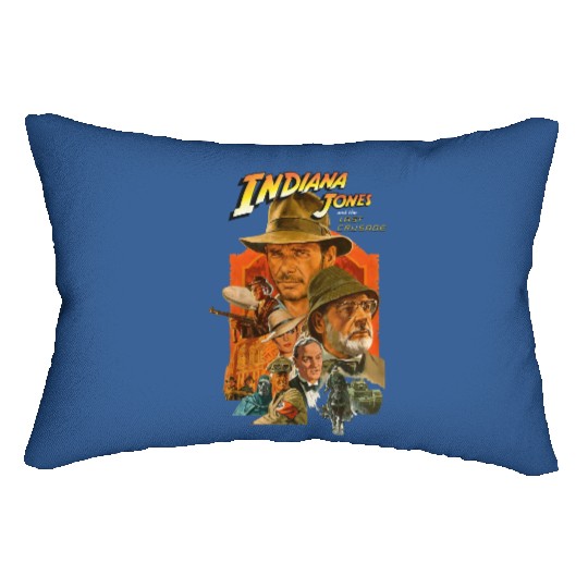 Vintage Indiana Jones Adventure Disneyland 1995 Lumbar Pillows, Indiana Jones Lumbar Pillows