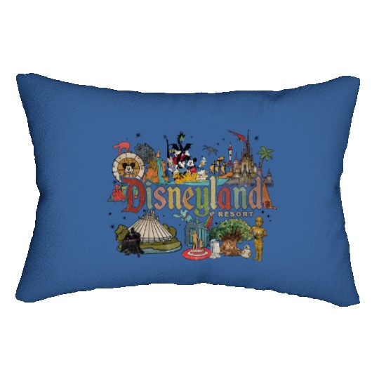 Disneyland Lumbar Pillows, Disneyland Trip 2023 Lumbar Pillows, Disneyland Lumbar Pillows, Disney Trip 2023 Family Lumbar Pillows, Disney 2023 Lumbar Pillows