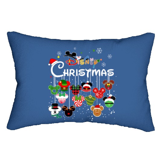 Disney Christmas Lumbar Pillows, Merry and Bright Lumbar Pillows