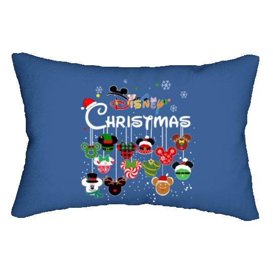 Disney Christmas Lumbar Pillows, Merry and Bright Lumbar Pillows