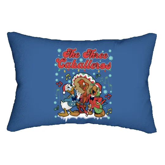 Disney The Three Caballeros Lumbar Pillows,Three Caballeros Christmas
