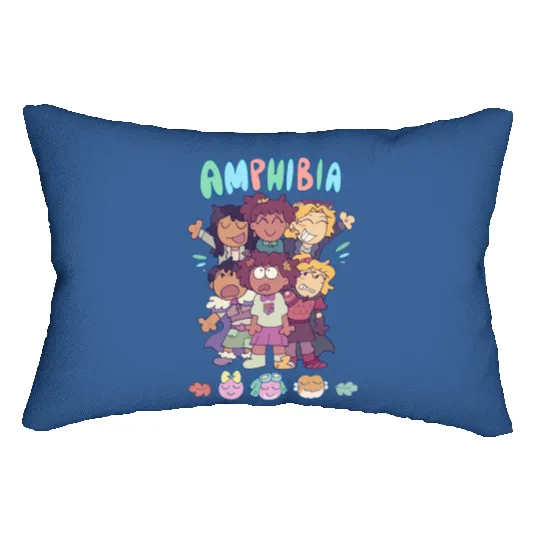 Disney Amphibia Lumbar Pillows All Characters Unisex Lumbar Pillows Adult Lumbar Pillows Kid Lumbar Pillows, Disney Lumbar Pillows, Magic Kingdom Lumbar Pillows idea, Disney gift Lumbar Pillows