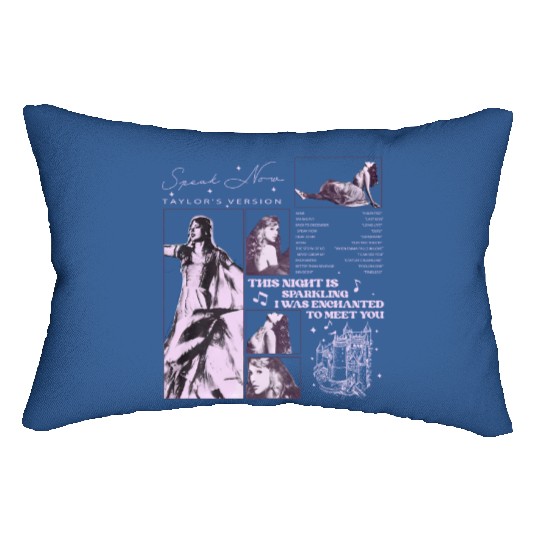 Discover Taylor Album Speak Now Track List Lumbar Pillows,Taylor version Tour Lumbar Pillows