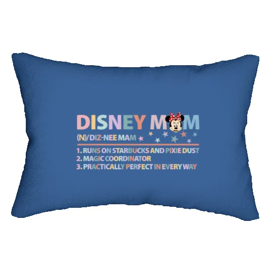 Disney Mom Lumbar Pillows, Funny Mama Lumbar Pillows, Happy Mother's Day Lumbar Pillows