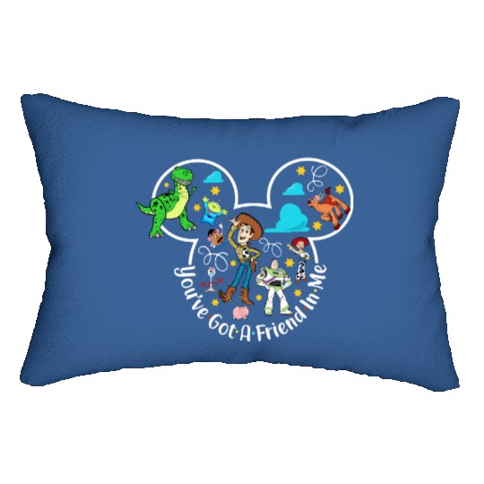 You've Got A Friend In Me Toy Story Lumbar Pillows, Disney Toy Story Lumbar Pillows